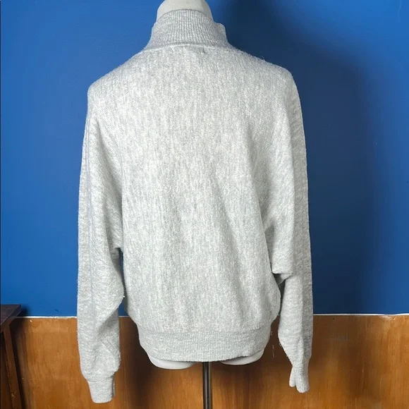 Cozy Gray H&M mock neck  Sweater - Picture 4 of 7